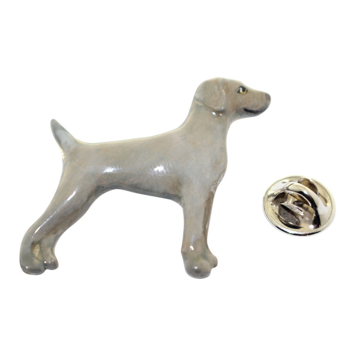 Weimaraner Pin ~ Hand Painted ~ Lapel Pin ~ Hand Painted Lapel Pin ~ Sarah's Treats & Treasures